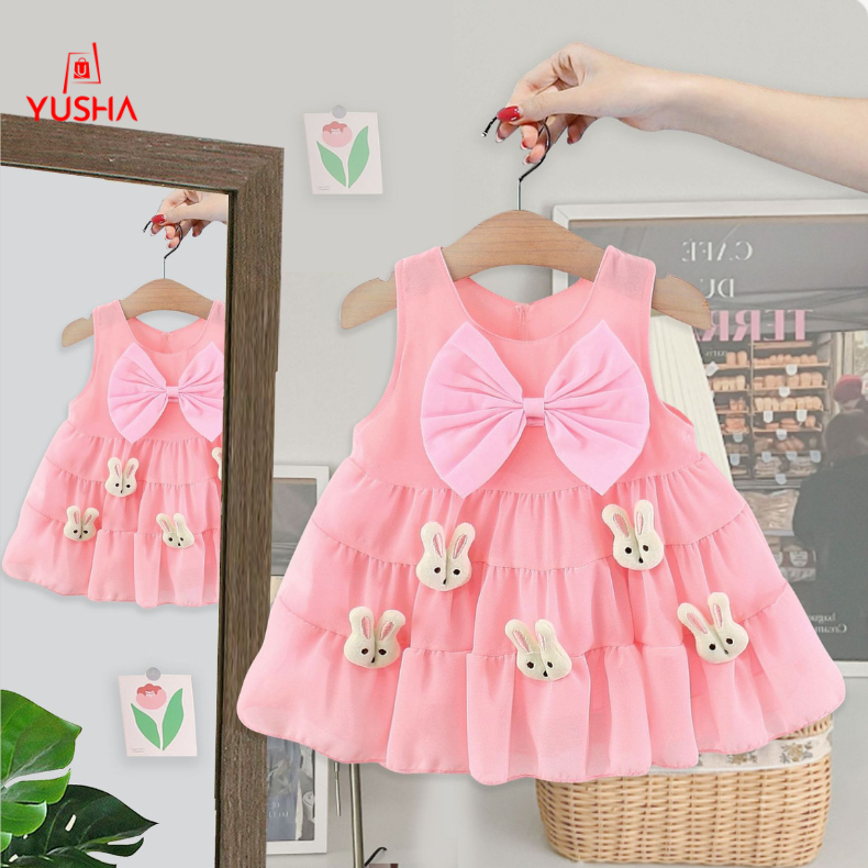 New Style Baby Girl Sleeveless Dress – Korean Vest Outfit